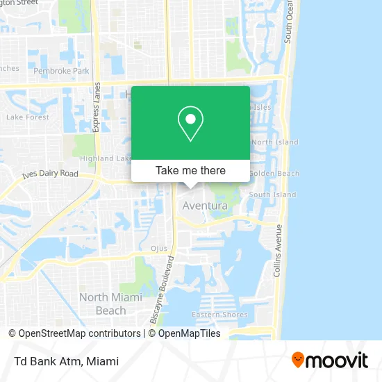 Td Bank Atm map