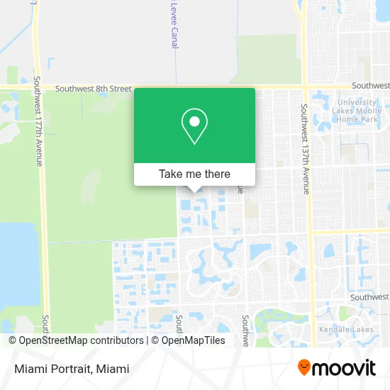 Miami Portrait map