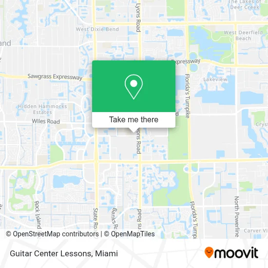 Guitar Center Lessons map