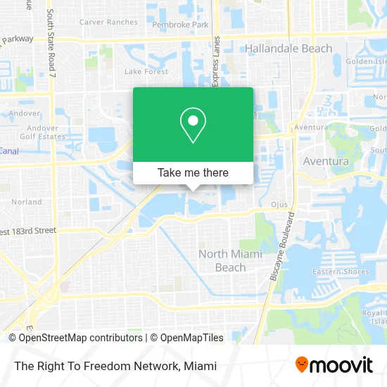 The Right To Freedom Network map