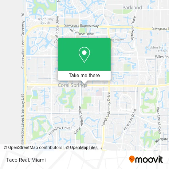 Taco Real map