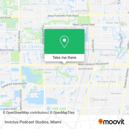 Invictus Podcast Studios map