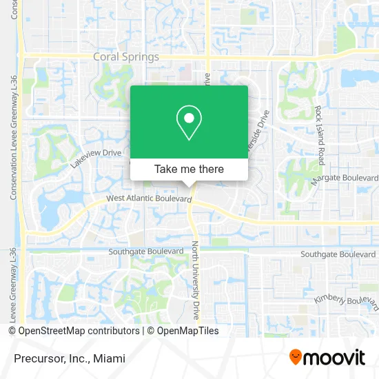 Precursor, Inc. map