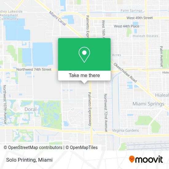 Solo Printing map