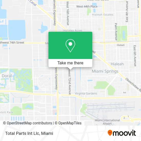 Total Parts Int Llc map