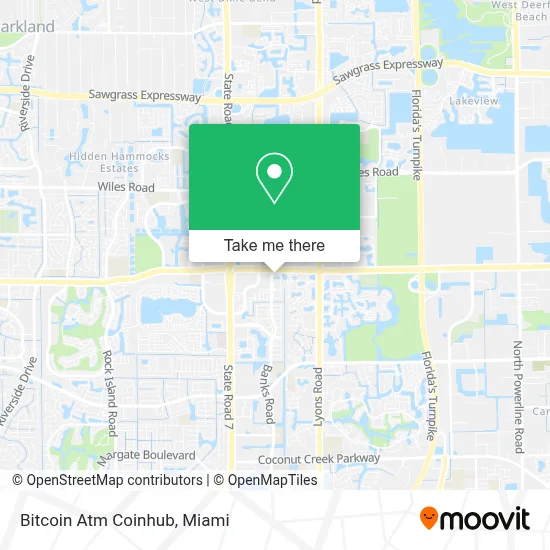 Bitcoin Atm Coinhub map
