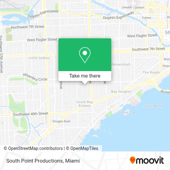 South Point Productions map