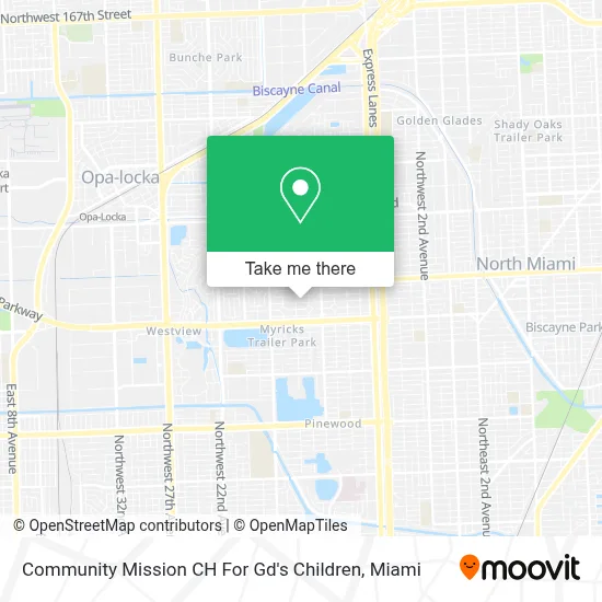Community Mission CH For Gd's Children map