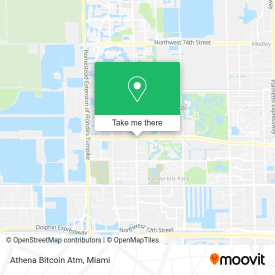 Athena Bitcoin Atm map
