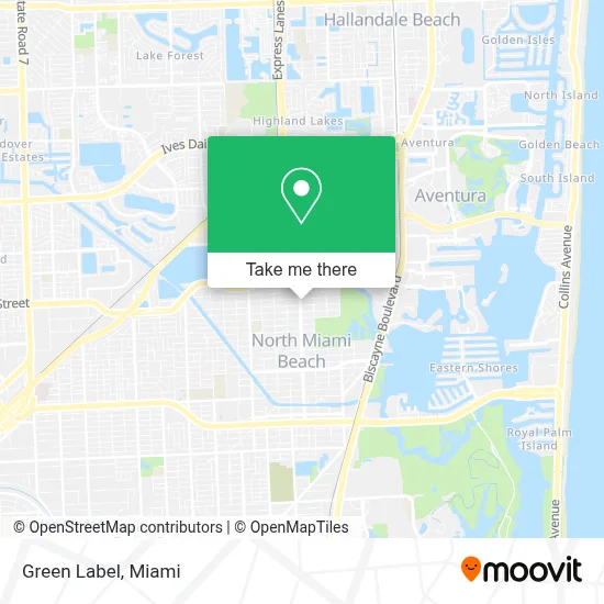 Green Label map