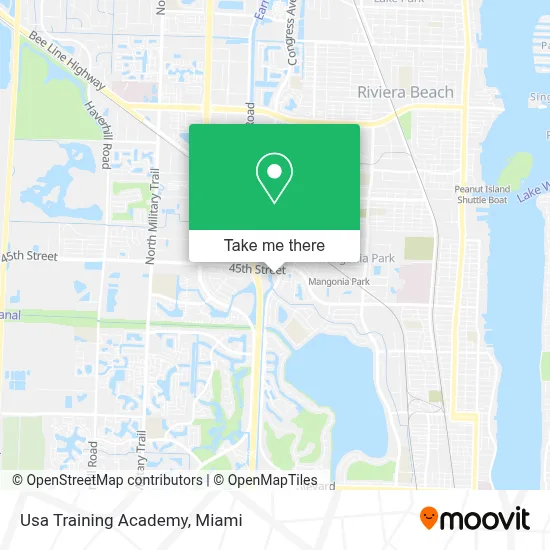 Usa Training Academy map