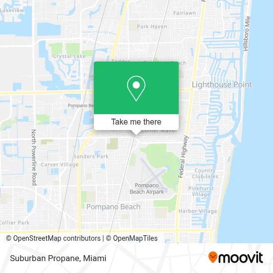 Suburban Propane map