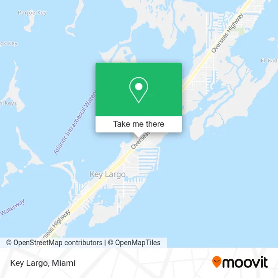 Key Largo map