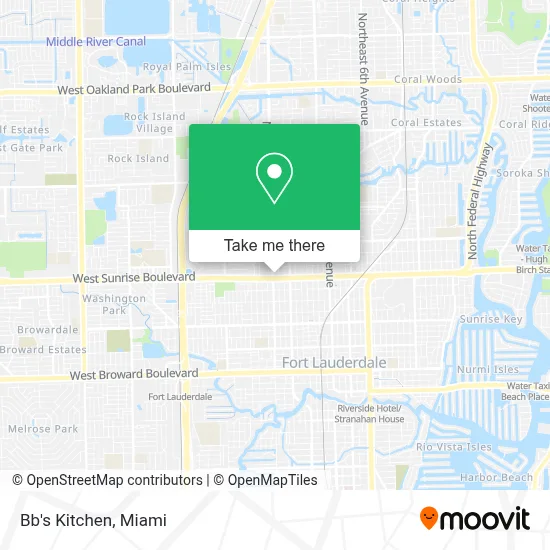 Bb's Kitchen map