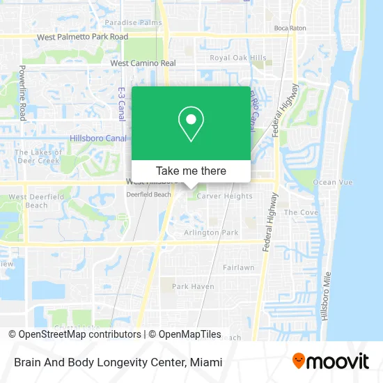 Brain And Body Longevity Center map