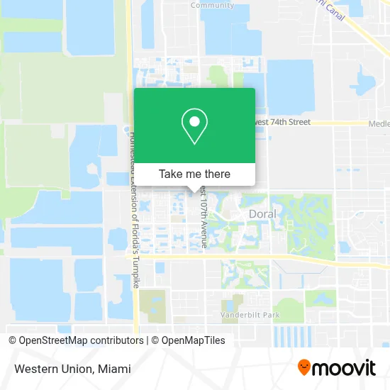 Western Union map