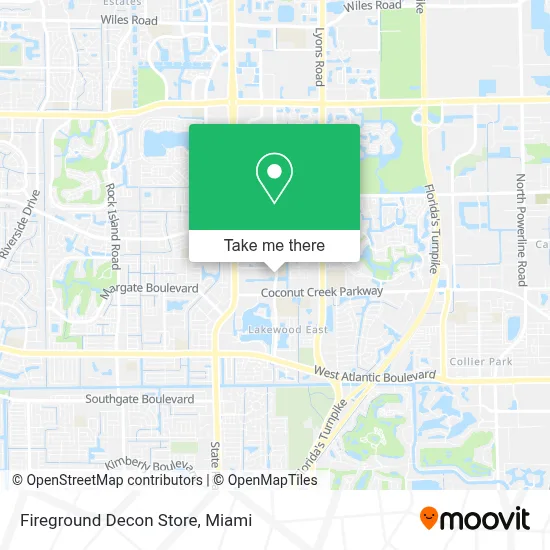 Fireground Decon Store map