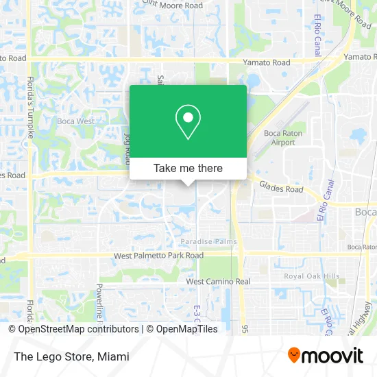 The Lego Store map