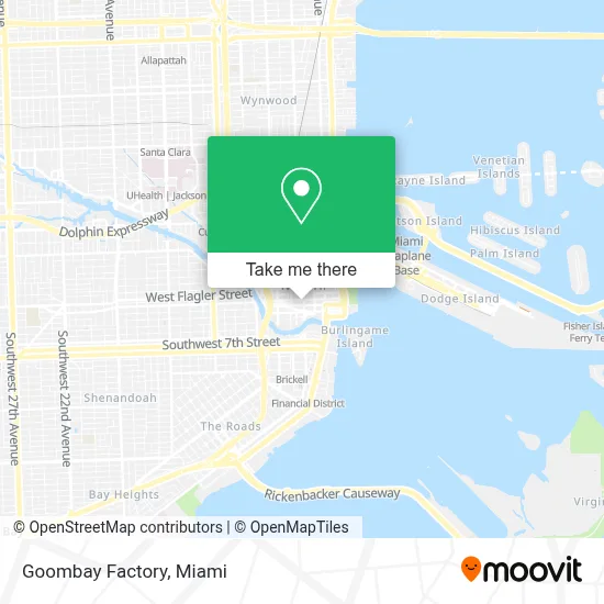 Goombay Factory map