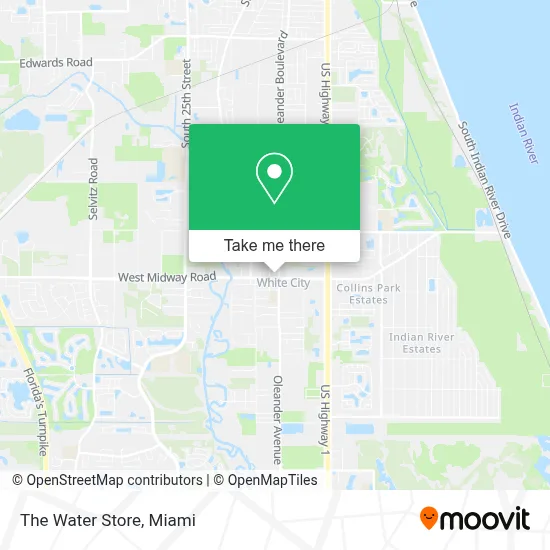 The Water Store map