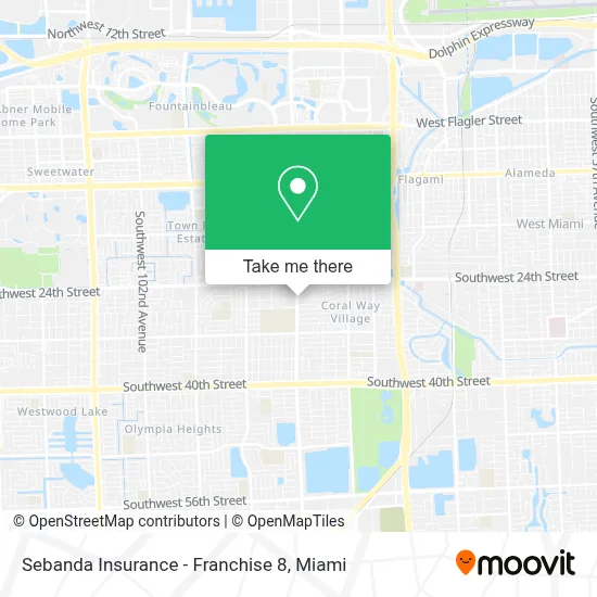 Sebanda Insurance - Franchise 8 map