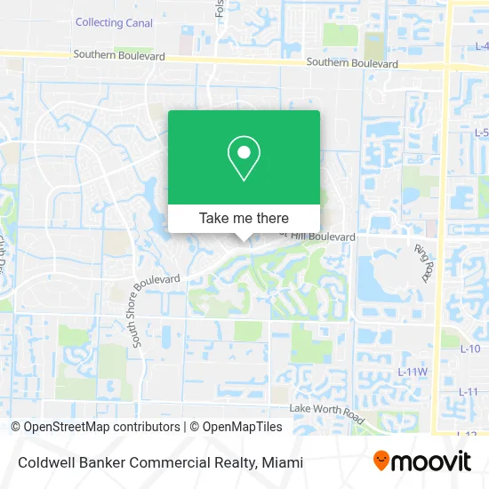 Coldwell Banker Commercial Realty map