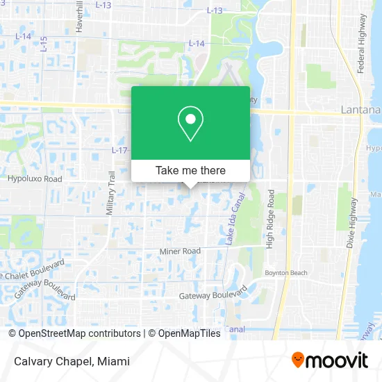 Calvary Chapel map