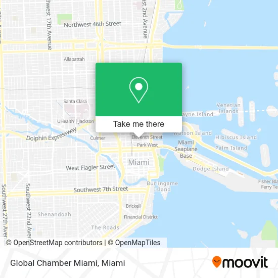 Global Chamber Miami map