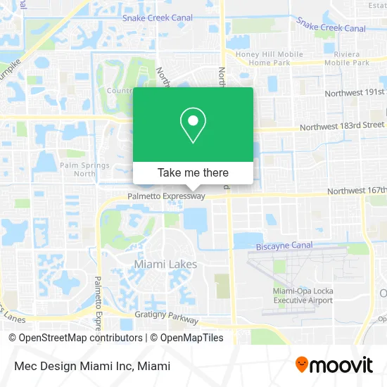 Mec Design Miami Inc map