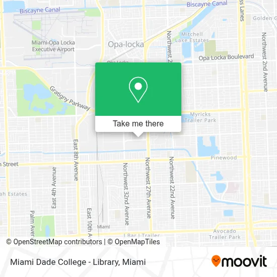Miami Dade College - Library map