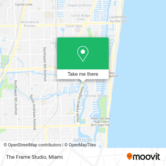 The Frame Studio map