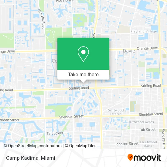 Camp Kadima map