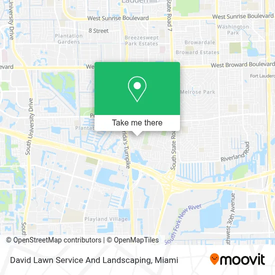 David Lawn Service And Landscaping map