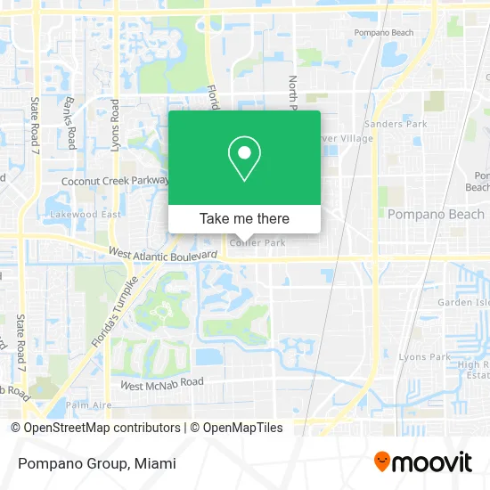 Pompano Group map