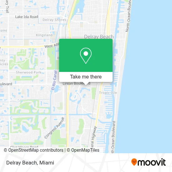 Delray Beach map