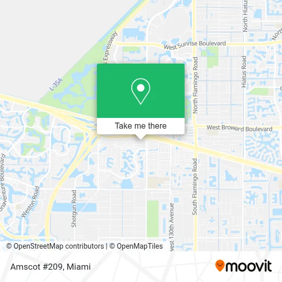 Amscot #209 map