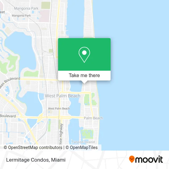 Lermitage Condos map