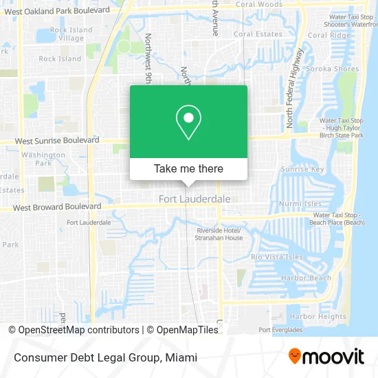 Consumer Debt Legal Group map