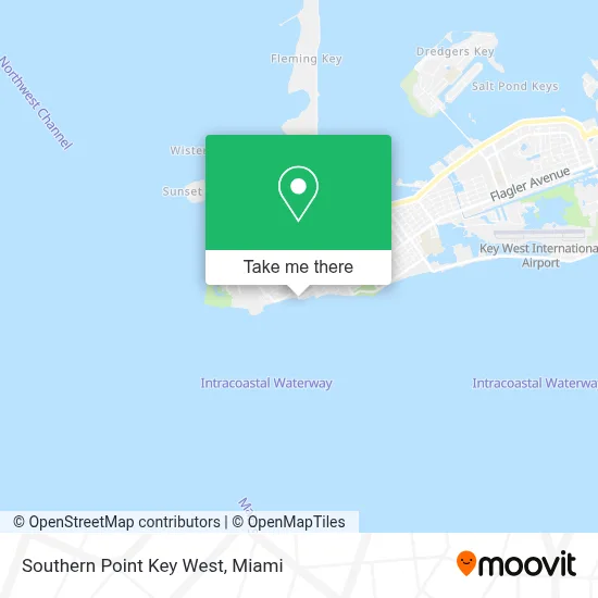 Southern Point Key West map