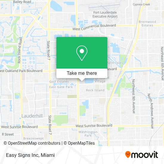 Easy Signs Inc map