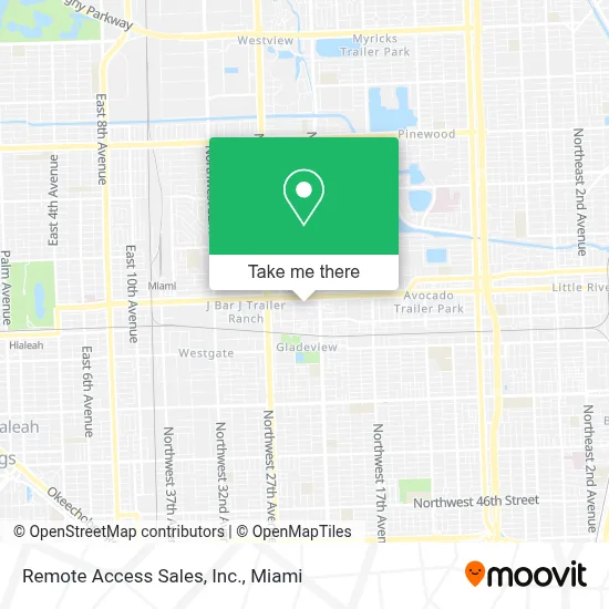 Remote Access Sales, Inc. map