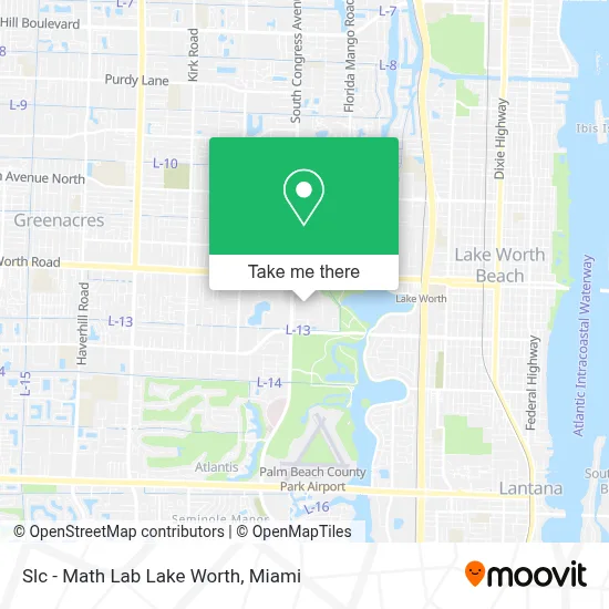 Slc - Math Lab Lake Worth map