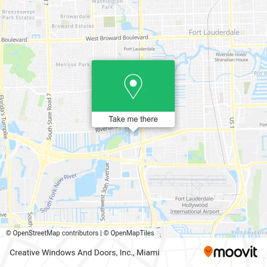 Creative Windows And Doors, Inc. map