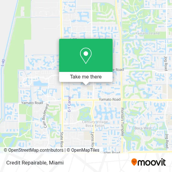 Credit Repairable map