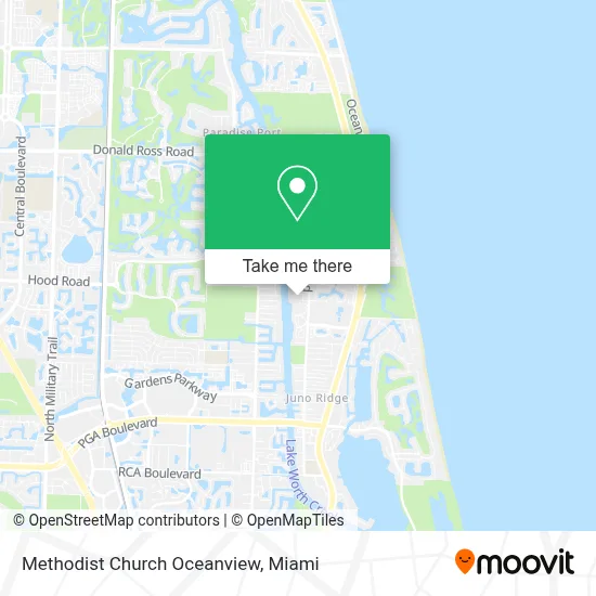 Methodist Church Oceanview map