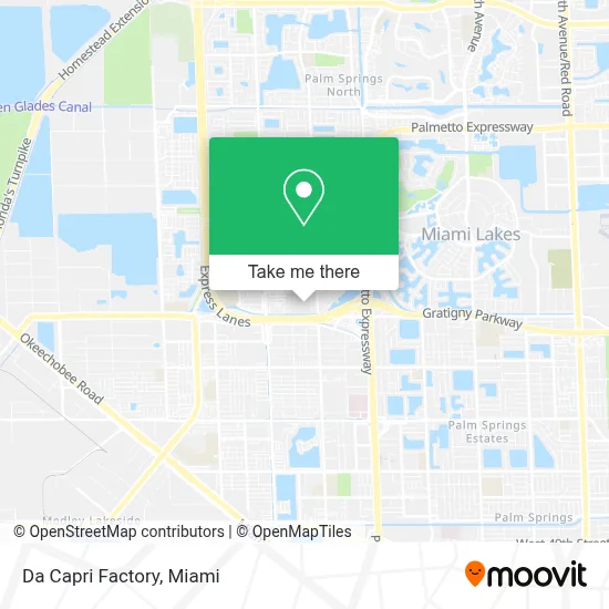 Da Capri Factory map