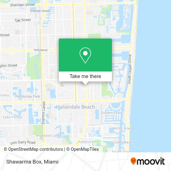Shawarma Box map