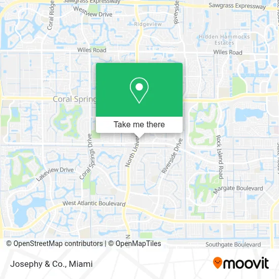 Josephy & Co. map