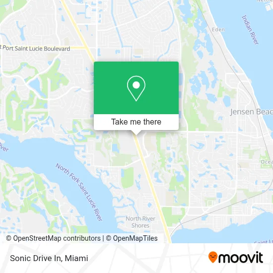 Sonic Drive In map