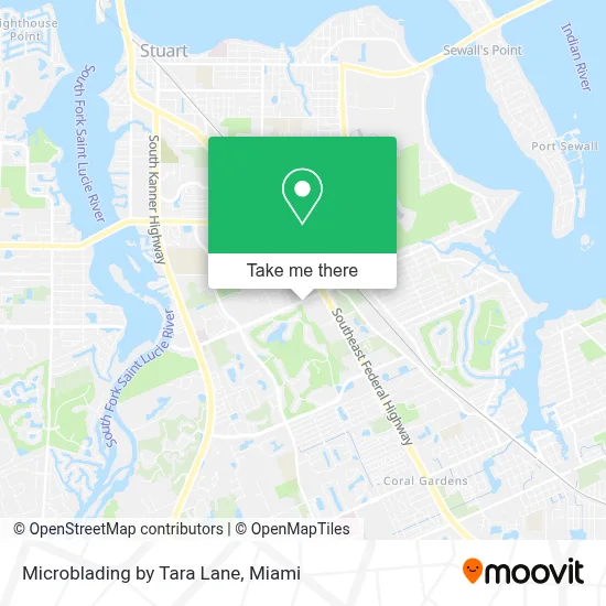 Microblading by Tara Lane map